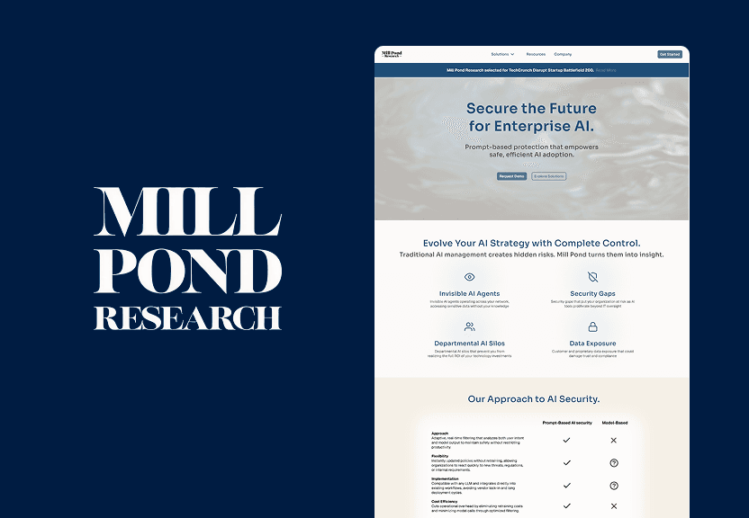 Mill Pond Research Brand & Website Re-Design