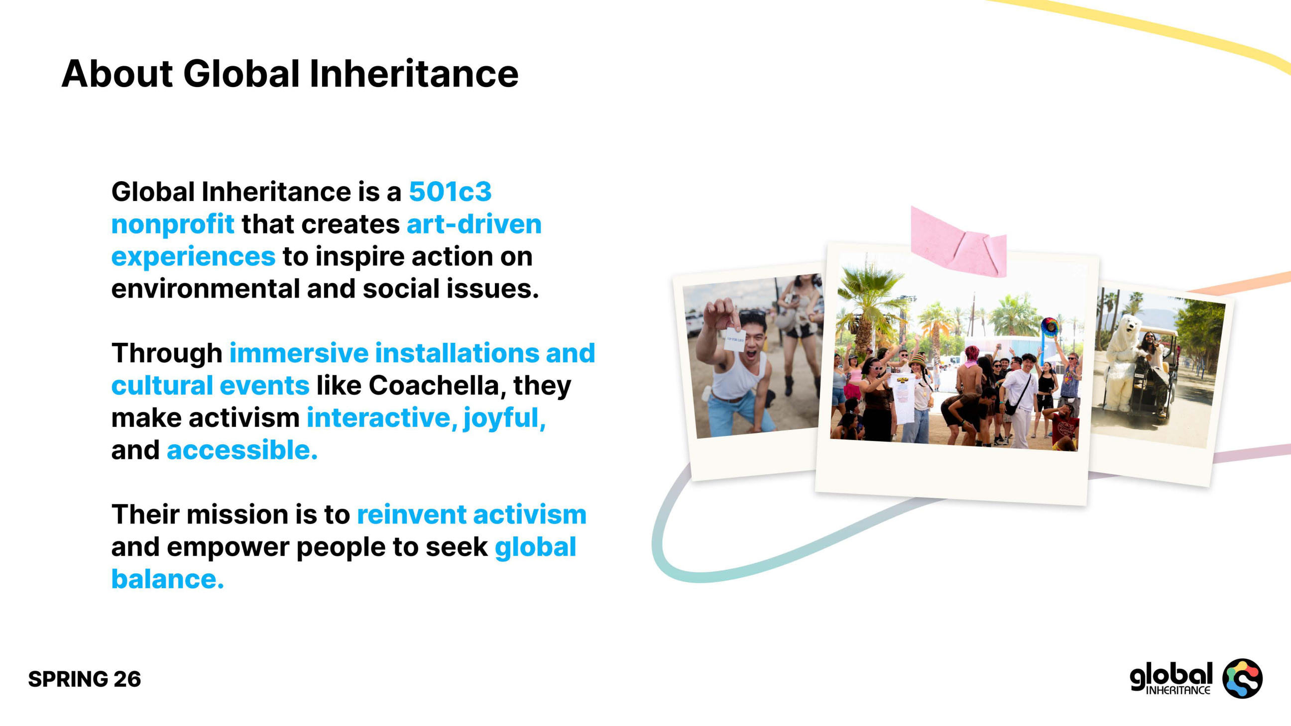 Global Inheritance brand and website re-design presentation, slide 4